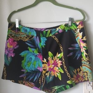 Jennifer Lopez Tropical print shorts from Kohls